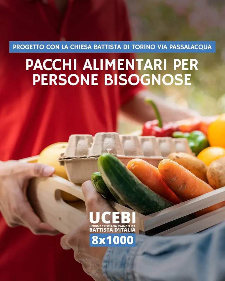 UCEBI - Progetto con la Chiesa Battista di Torino via Passalacqua